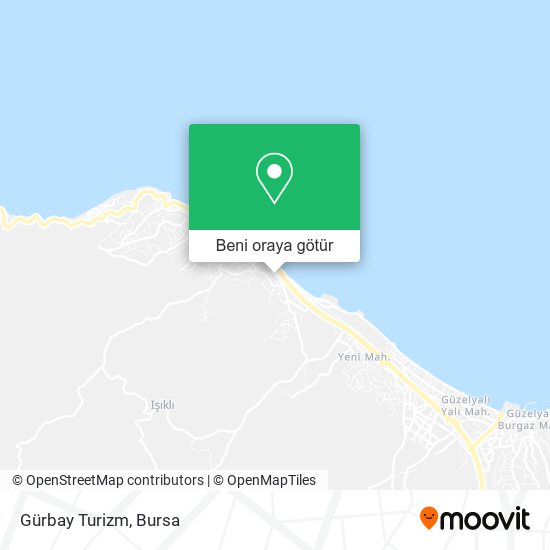 Gürbay Turizm harita