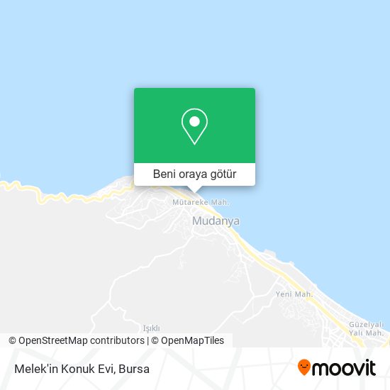 Melek'in Konuk Evi harita