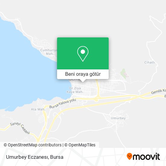 Umurbey Eczanesı harita
