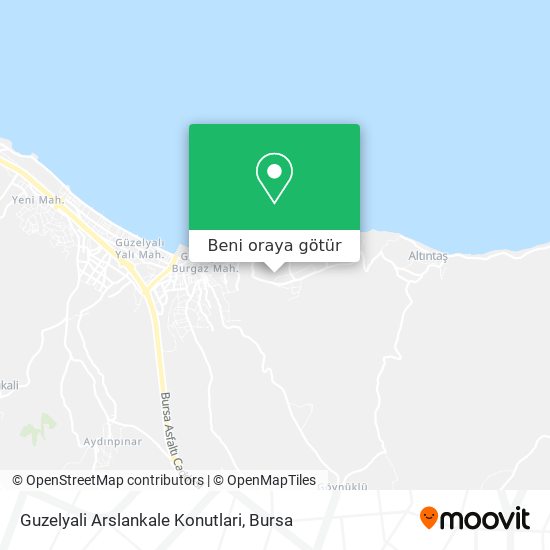 Guzelyali Arslankale Konutlari harita
