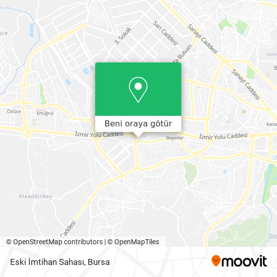 Eski İmtihan Sahası harita