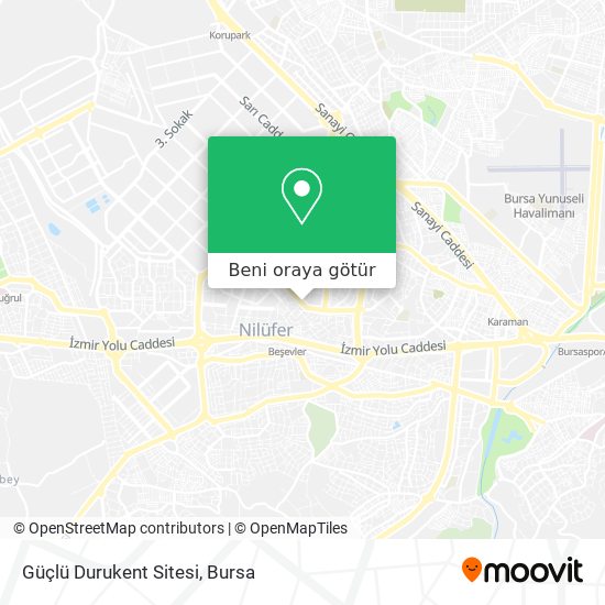 Güçlü Durukent Sitesi harita
