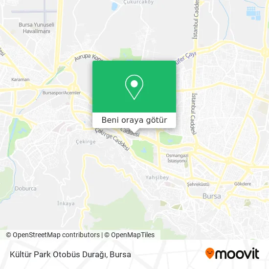 Kültür Park Otobüs Durağı harita