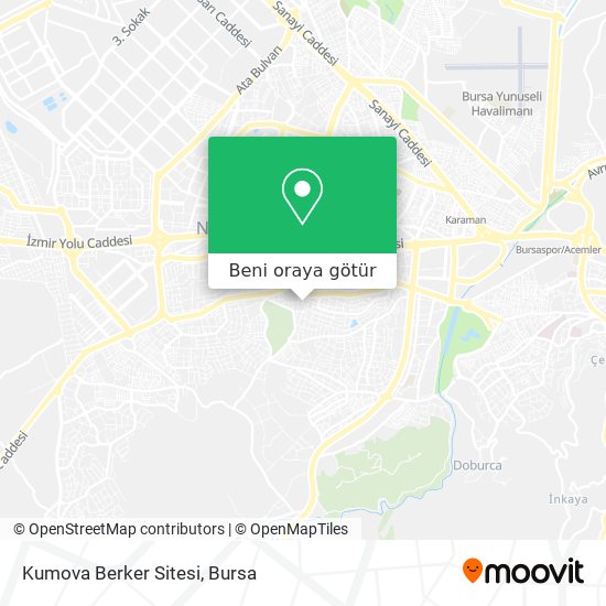 Kumova Berker Sitesi harita