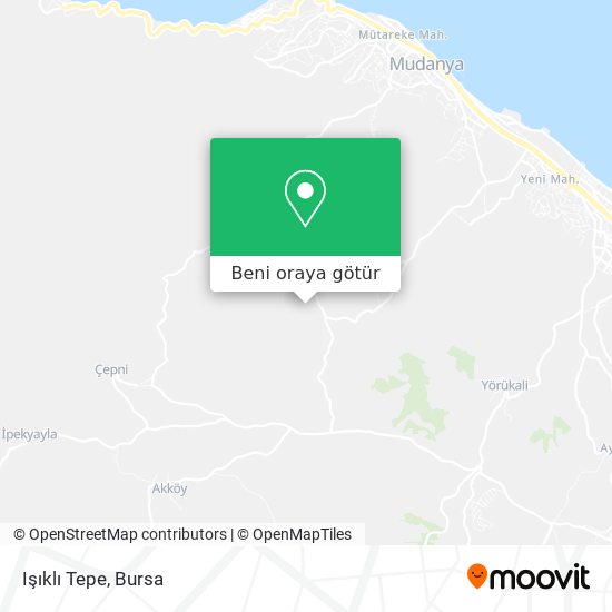 Işıklı Tepe harita