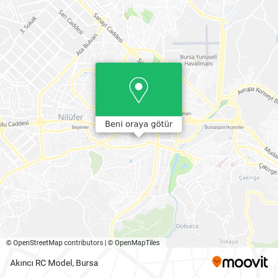 Akıncı RC Model harita