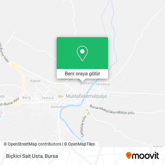 Biçkici Sait Usta harita