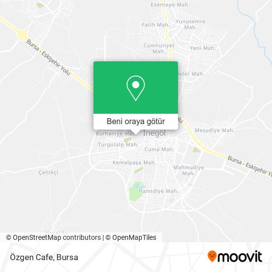 Özgen Cafe harita