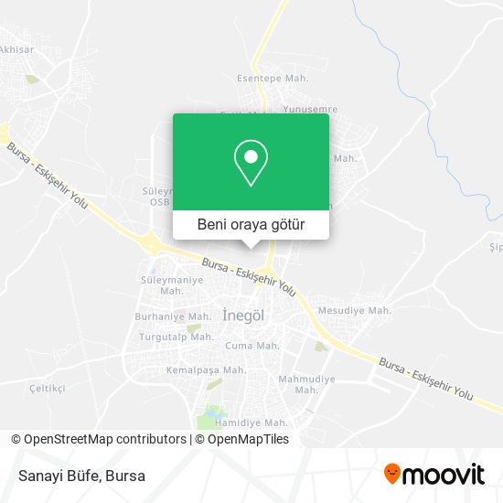 Sanayi Büfe harita