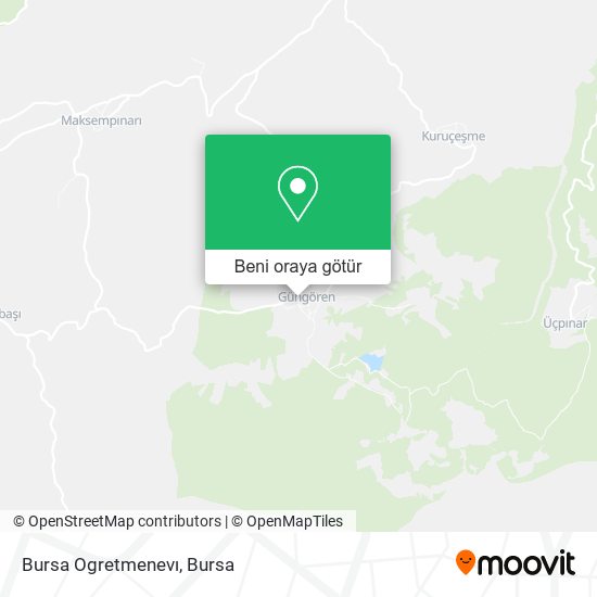 Bursa Ogretmenevı harita