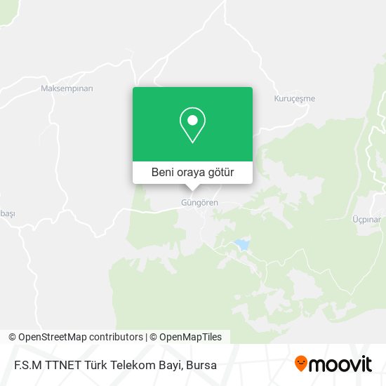 F.S.M TTNET Türk Telekom Bayi harita