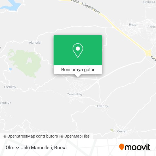 Ölmez Unlu Mamülleri harita