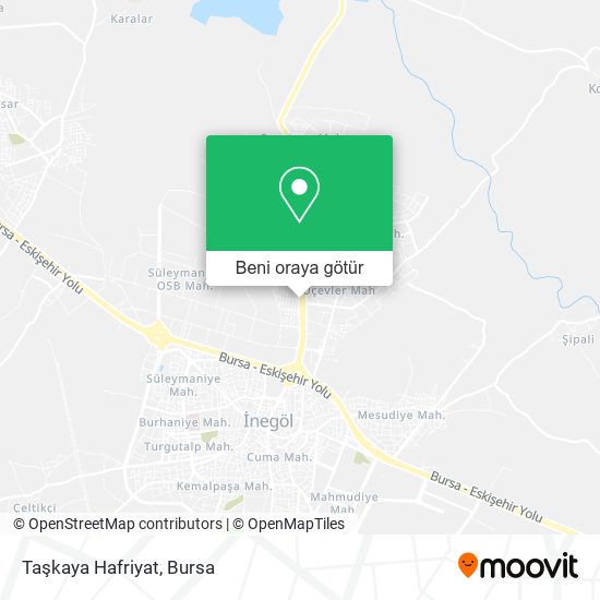 Taşkaya Hafriyat harita