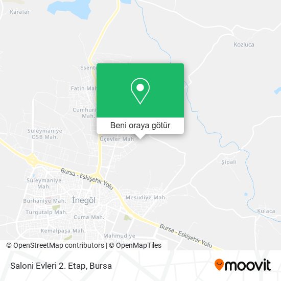 Saloni Evleri 2. Etap harita