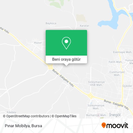 Pınar Mobilya harita