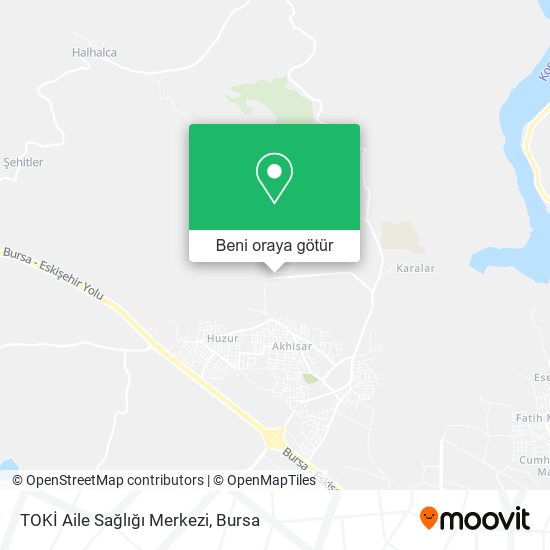 TOKİ Aile Sağlığı Merkezi harita