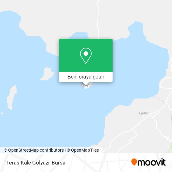 Teras Kale Gölyazı harita