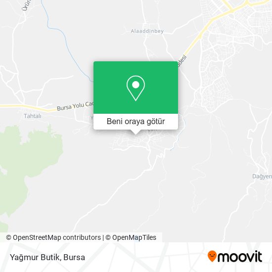 Yağmur Butik harita