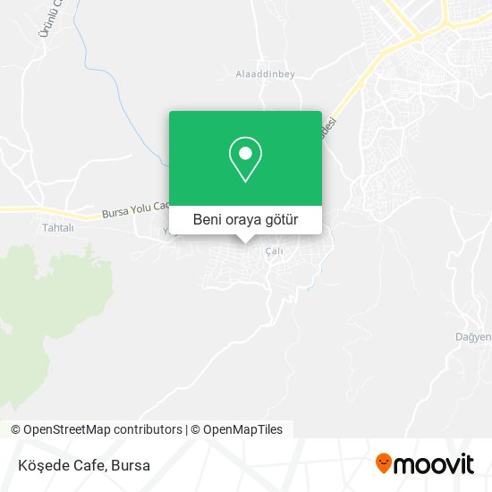 Köşede Cafe harita