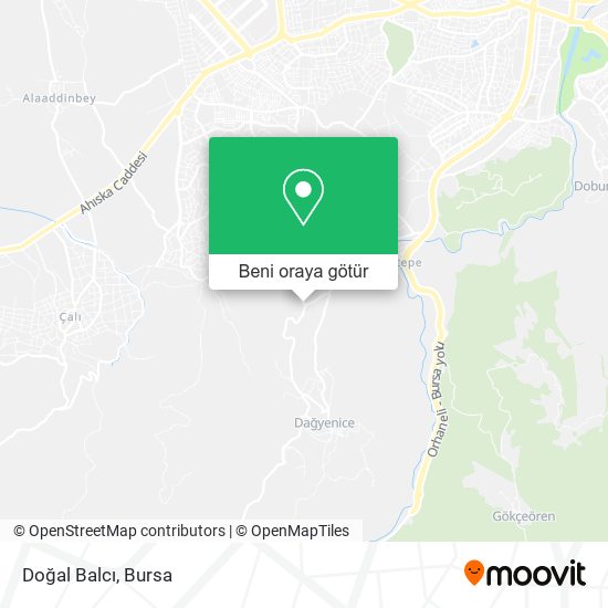 Doğal Balcı harita