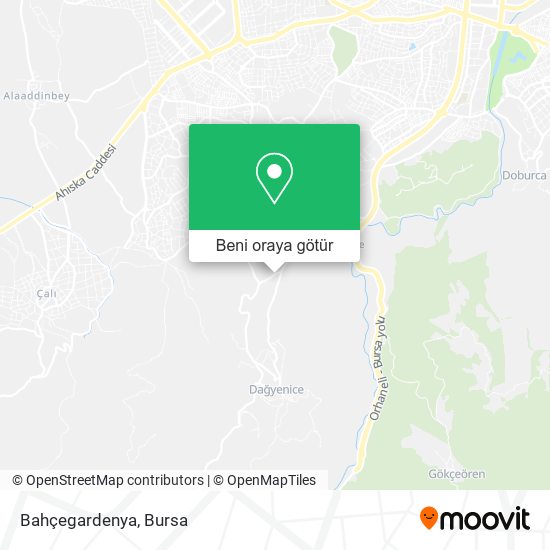 Bahçegardenya harita