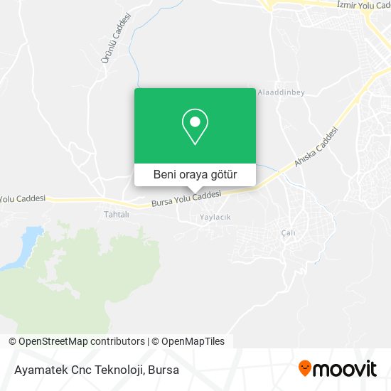 Ayamatek Cnc Teknoloji harita