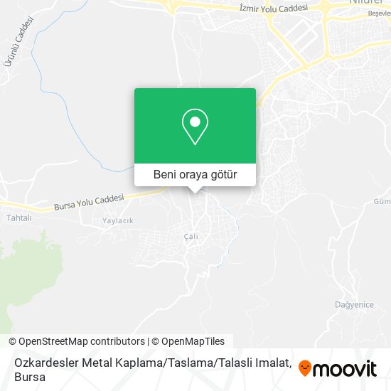 Ozkardesler Metal Kaplama / Taslama / Talasli Imalat harita
