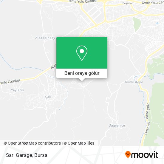Sarı Garage harita