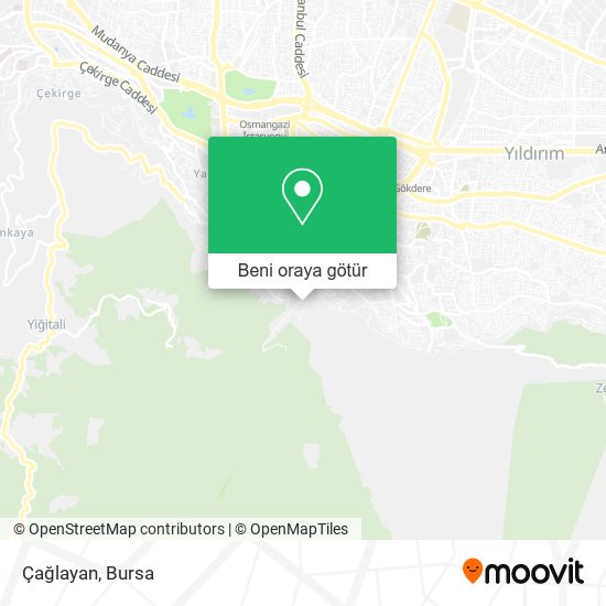 Çağlayan harita