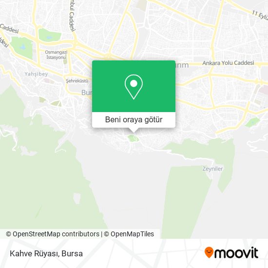 Kahve Rüyası harita