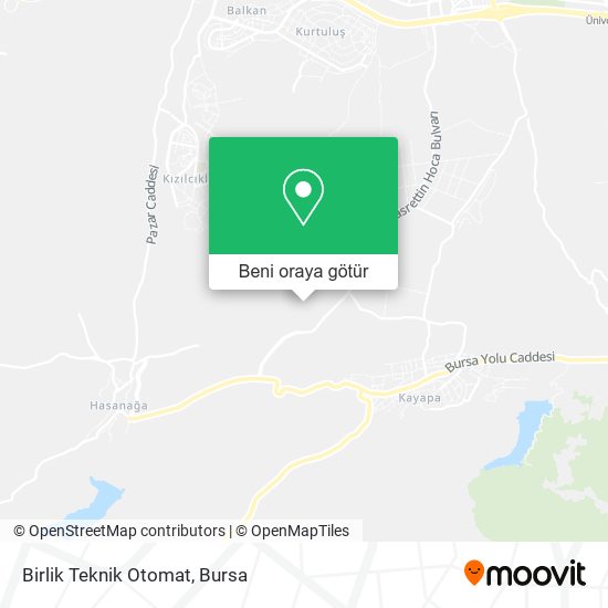 Birlik Teknik Otomat harita
