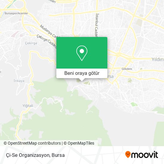 Çi-Se Organizasyon harita