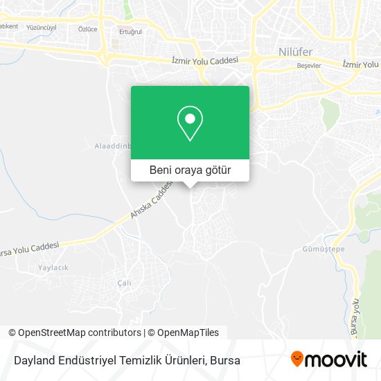 Dayland Endüstriyel Temizlik Ürünleri harita