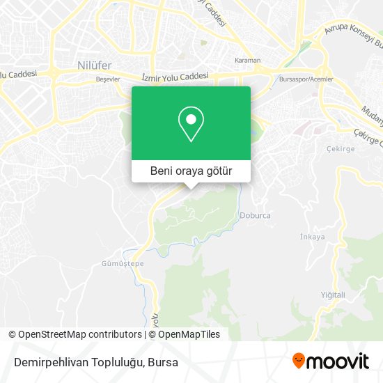 Demirpehlivan Topluluğu harita