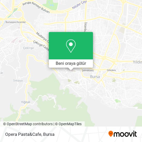 Opera Pasta&Cafe harita