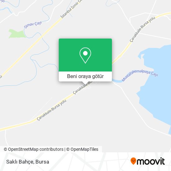Saklı Bahçe harita