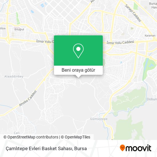 Çamlıtepe Evleri Basket Sahası harita