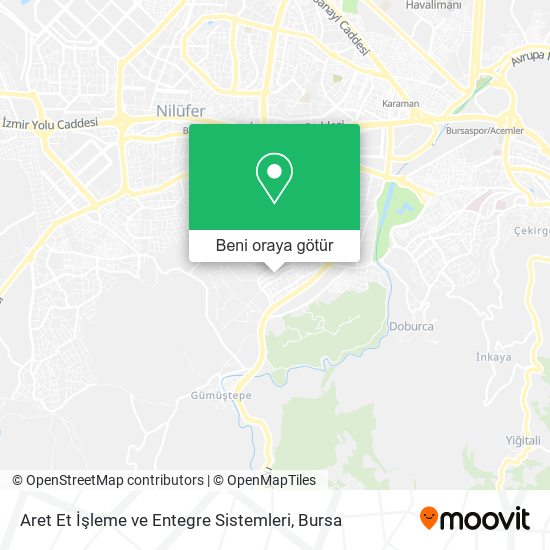 Aret Et İşleme ve Entegre Sistemleri harita
