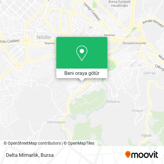Delta Mimarlık harita