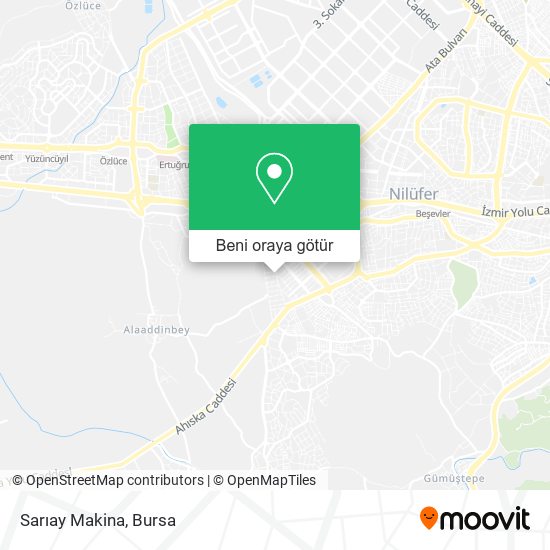 Sarıay Makina harita