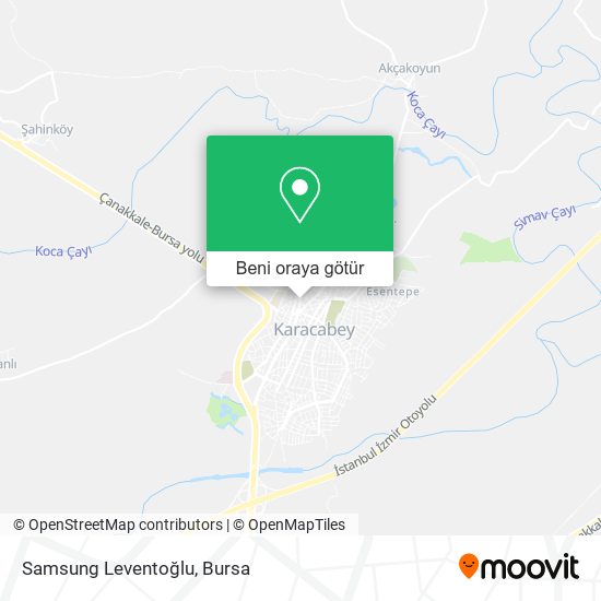 Samsung Leventoğlu harita