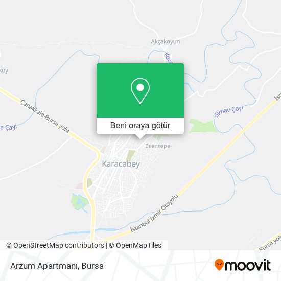 Arzum Apartmanı harita