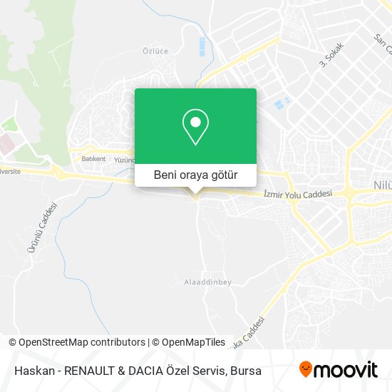 Haskan - RENAULT & DACIA Özel Servis harita