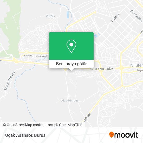 Uçak Asansör harita