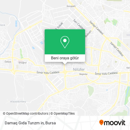 Damaq Gıda Turızm in harita