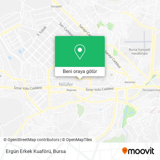 Ergün Erkek Kuaförü harita