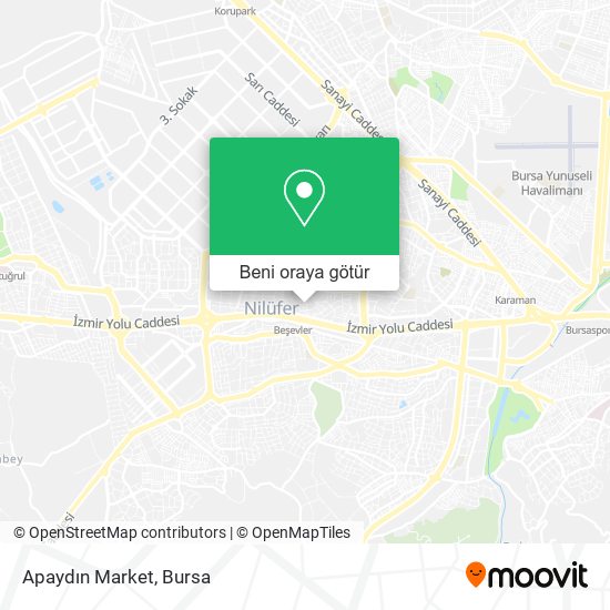 Apaydın Market harita