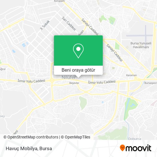 Havuç Mobilya harita