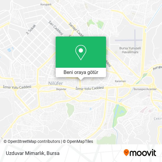Uzduvar Mimarlık harita