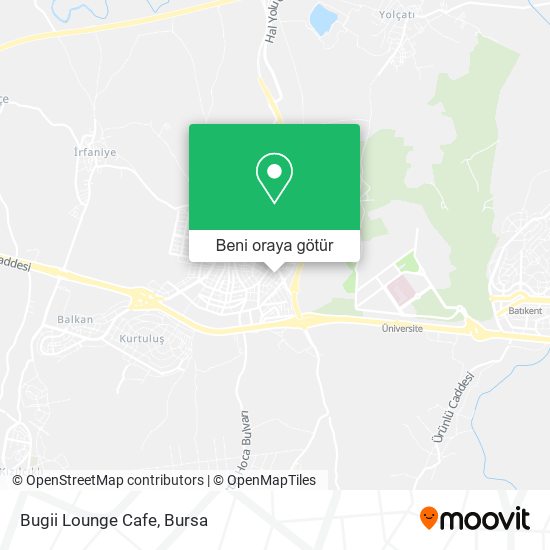 Bugii Lounge Cafe harita